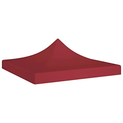 Afbeelding van vidaXL Partytentdak 270 g/m² 3x3 m bordeauxrood