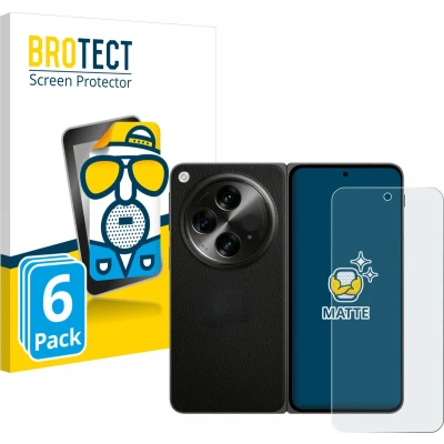 Afbeelding van BROTECT (6 Stuks) Antireflecterende Beschermfolie voor OnePlus Open Anti Glare Screen Protector, Mat, Ontspiegelend