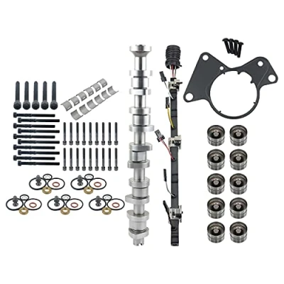 Afbeelding van NICEKE Nokkenas bekabelingsset + 8 x hydraulische krik 038109309A 070109101Q 070971033 compatibel met BNZ BPC BPD BPE 2.5 R5 TDI
