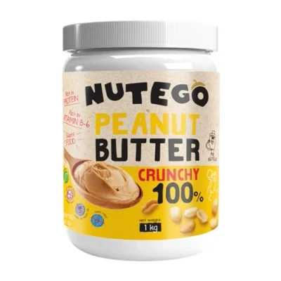 Afbeelding van Nutego 100% Knapperige Pindakaas 1kg