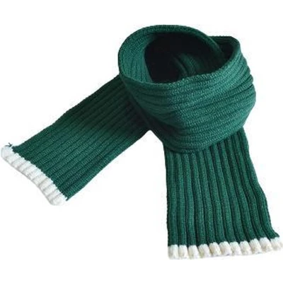 Afbeelding van Gebreide kindersjaal unisex (0 3 jaar) groen winter sjaal kind meisje jongen