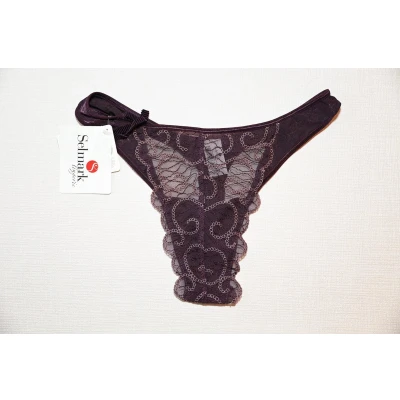 Afbeelding van Selmark Lingerie Allegra string XS XXL plum M