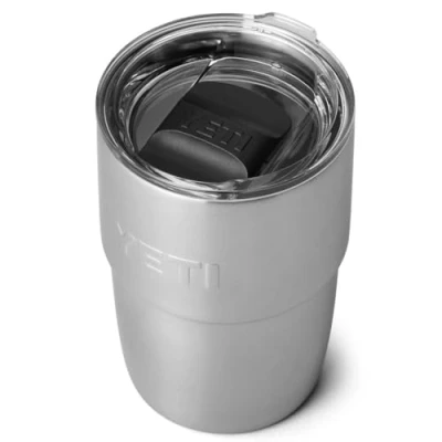 Afbeelding van YETI Rambler Cup, Vacuum Insulated Stainless Steel Stackable Cup with Magslider Lid, Steel, 8 oz (237 ml)