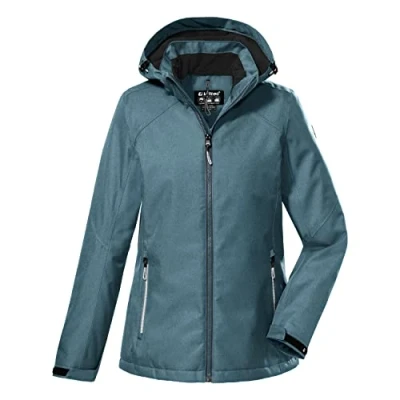 Afbeelding van killtec dames Outdoorjack/functioneel jack met afritsbare capuchon KOW 142 WMN JCKT, storm blue, 38, 38878 000
