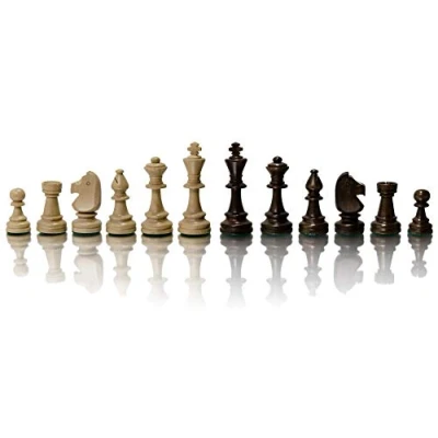 Afbeelding van Master of Chess Toernooi Schaakstukken van Hout Handgemaakte Staunton NO.5 90 mm Koning Hoogte