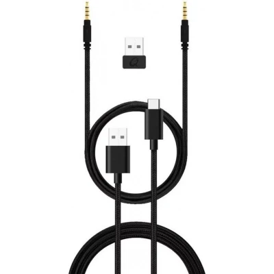 Afbeelding van QPAD QH 900 Draadloze stereo gaming headset Zwart voor PC, PS4/PS5, Xbox One, Series SX, Nintendo Switch