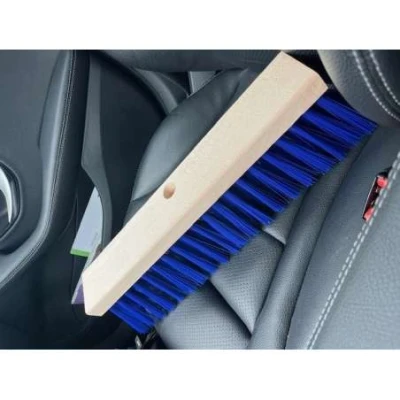 Afbeelding van Stalbezem pvc blauw 36 cm