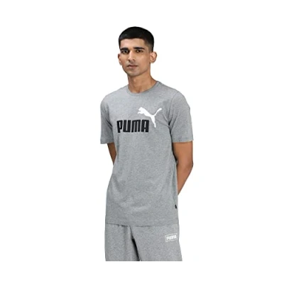 Afbeelding van Puma Essentials Tshirt print, Heren, Maat: Small, Grau