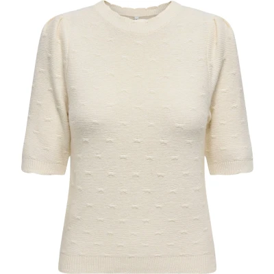 Afbeelding van Only Trui Onlkatia Ss Structure O neck Cc Knt 15350776 Whitecap Gray/melange Dames Maat XL