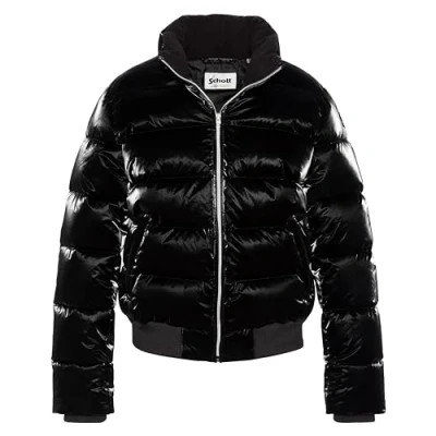 Afbeelding van Schott NYC CLAREW Jacket Black S, Zwart, S