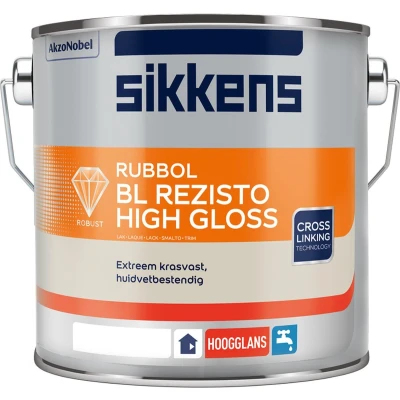 Afbeelding van Sikkens Rubbol BL Rezisto High Gloss 2,5 liter Houtverf