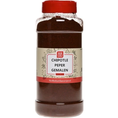 Afbeelding van Van Beekum Specerijen Chipotle Peper Gemalen Strooibus 450 gram