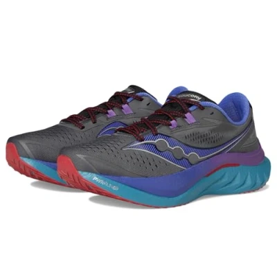 Afbeelding van Saucony Endorphin Speed 4 Hardloopschoenen voor op de weg, Heren, Maat: 40, Shadow Textiel/ synthetisch