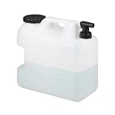 Afbeelding van Relaxdays Jerrycan met kraan waterjerrycan schroefdeksel handvat camping watertank 20 Liter