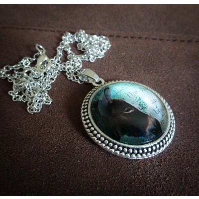 Afbeelding van GoedeDoelen.Shop Ketting Gemma Zilver Ezel Dieren Sieraad Dierenwelzijn Statement Wellness House