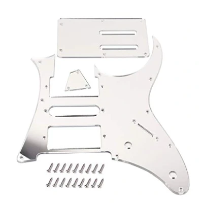 Afbeelding van Alnicov Pickguard HSH met rugdeksel en Trussrod dekselspiegel voor Ibanez RG350 EXZ MDX EX gitaar