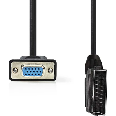 Afbeelding van Scart naar VGA kabel 2 m Nedis