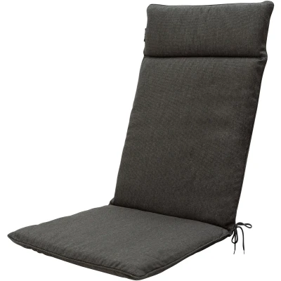 Afbeelding van Tuinkussen Madison Recycled Canvas Dark Grey Hoge Rug