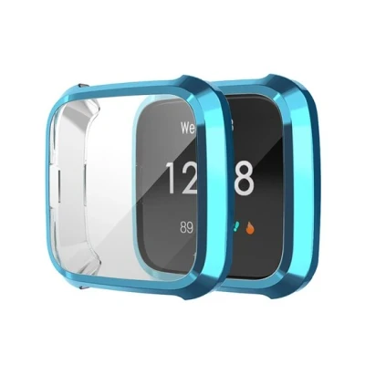 Afbeelding van Fitbit Versa Lite Soft TPU case (volledig beschermd) Blauw