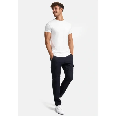 Afbeelding van Indicode Jeans William Cargobroek, Heren, Maat: Small, Navy