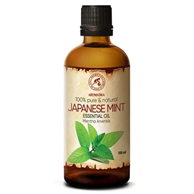 Afbeelding van Japanse Munt Eo 100ml (Mentha Arvensis) 100% Puur &amp; Natuurlijk Aromatherapie Geurolie Geurverspreider Ontspanning Toevoegen aan Bad Cosmetica Massage Wellness Aroma Lamp Of Elektrische Diffuser