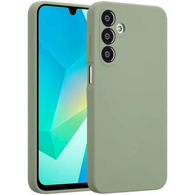 Afbeelding van Accezz Hoesje Geschikt voor Samsung Galaxy A16 (5G) Liquid Silicone Backcover Cooper Green