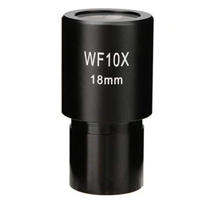 Afbeelding van WF10X/18 mm microscoop oculairs met 23,2 interface, biologische groothoek oculair optische lenzen schaal, aanpassing camera adapter