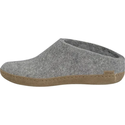 Afbeelding van Glerups OPEN Muiltjes, Maat: 48, Light grey Wol