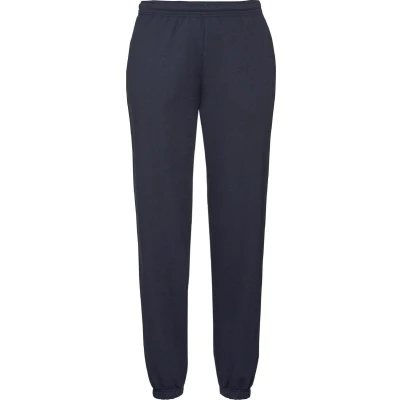 Afbeelding van Fruit Of The Loom Heren Elastische Manchet Trainingsbroek / Joggingbroek (Donker Marine)