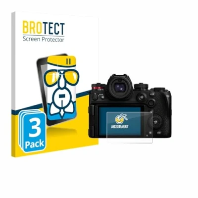 Afbeelding van BROTECT Screenprotector voor Panasonic Lumix DC S1IIE Folie Beschermfolie Beschermglas transparant (3 Stuks)