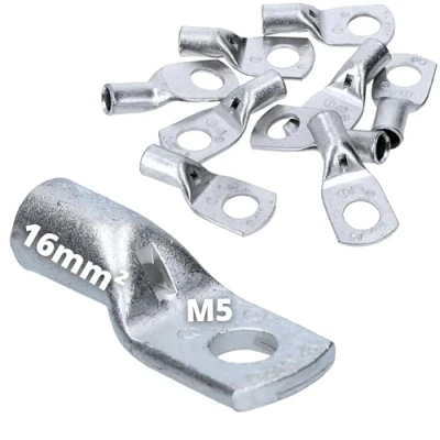 Afbeelding van 10 stuks Cembre A3 M5 buiskabelschoenen 16 mm² ongeïsoleerd van vertind koper