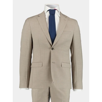 Afbeelding van Scotland Blue Kostuum Beige D8 Toulon Suit Wool 233028TO12SB/820 sand Maat 54