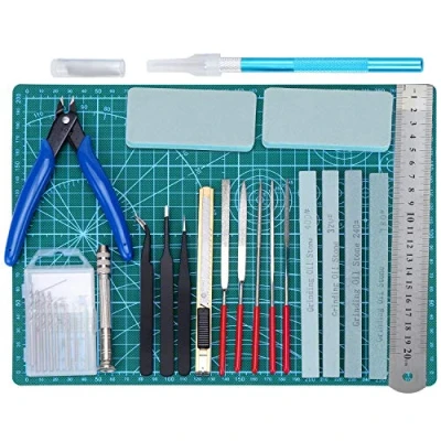 Afbeelding van WiMas Gundam Modelbouwer Basis Gereedschap, Modelbouw Gereedschap Set voor Hobby Assembleren 22 Stuks