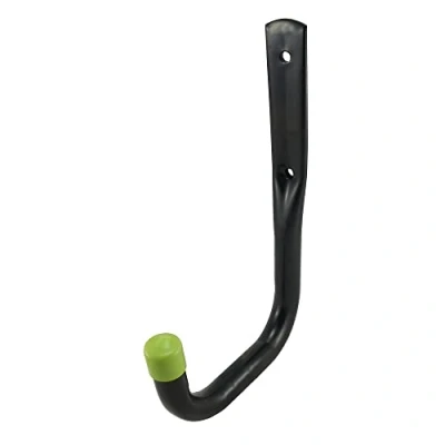 Afbeelding van Keypak ST7001H 11cm Multifunctionele Garage Opslag J Haak, Roestbestendig Wandmontage Utility Tool Hanger, Zwart