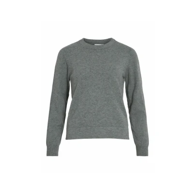 Afbeelding van VILA Trui, Dames, Maat: Large, Medium grey melange