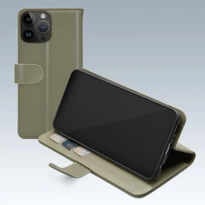 Afbeelding van Mobilize Premium Gelly Wallet Book Case Apple iPhone 14 Pro Max Green
