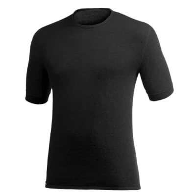 Afbeelding van T shirt Woolpower Unisex Tee 200 Black L