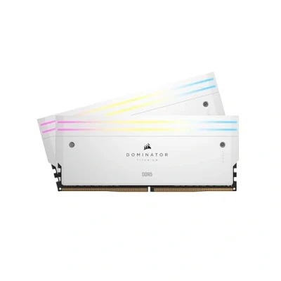 Afbeelding van Corsair DDR5 Dominator Titanium 2x32GB 6600 White