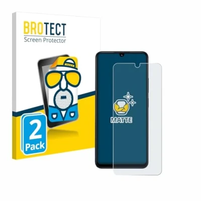 Afbeelding van BROTECT Entspiegelungsfolie Displayschutz Displayschutzfolie Folie Matt (2 Stuk, Xiaomi Redmi Note 14 Pro 5G), Smartphone beschermfolie, Grijs