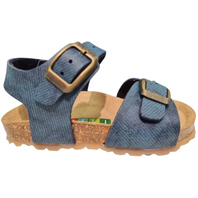 Afbeelding van Kipling/Chili George 1 Navy 0525 Leren Jongens Sandalen Blauw 21