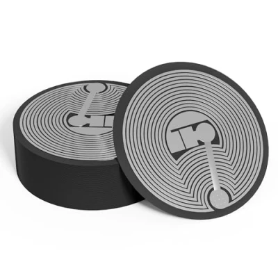 Afbeelding van sanpopo 30 stks NFC tag, sticker, 215 Tags Programmeerbare NTAG215 chip (zwart 25mm), 504 bytes geheugen voor Android iPhone en alle compatibele apparaten