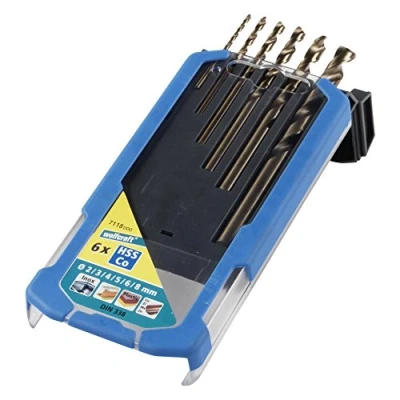 Afbeelding van wolfcraft Metaalboorbitset 2 8 mm 6 delig 7118000