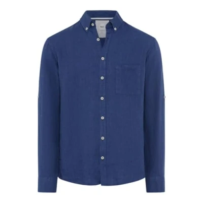 Afbeelding van BRAX Style DIRK Overhemd, Heren, Maat: XXL, Navy