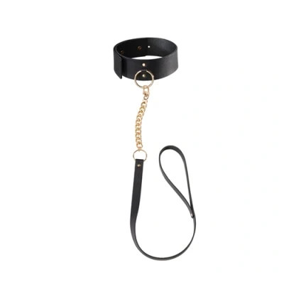 Afbeelding van MAZE Kunstleren Halsband Met Riem