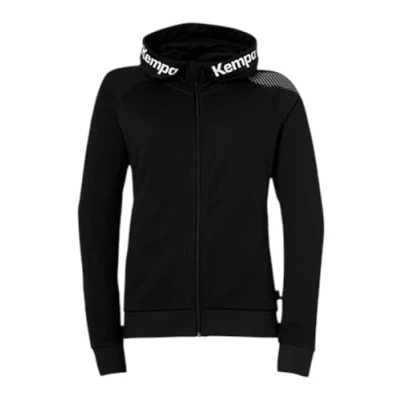 Afbeelding van Kempa Core 26 Hood Jacket Vrouwen Meisjes Hooded Jas Trainingsjack Sweatshirt Hoody Trui met Capuchon Handbal Volleybal Indoor Gym Fitness, XS