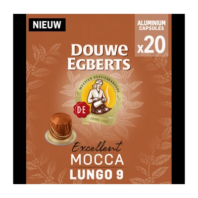 Afbeelding van Douwe Egberts Excellent mocca lungo 9 capsules