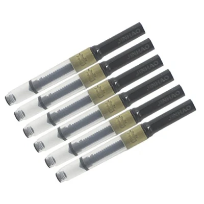 Afbeelding van Gullor Jinhao Vulpen Deluxe Inktconverter, 6 stuks, metaal