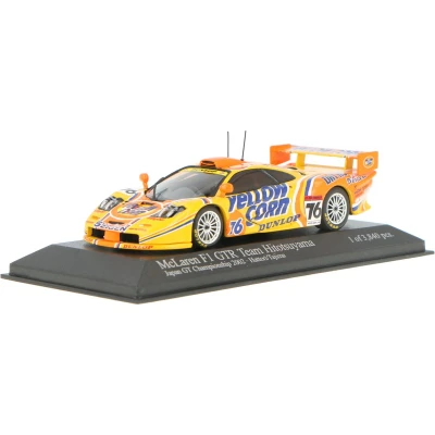 Afbeelding van McLaren F1 GTR Minichamps Modelauto 1:43 2002 Naoki Hattori / Eiichi Tajima Hitotsuyama Racing