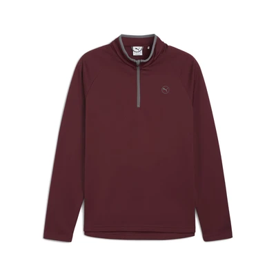 Afbeelding van Wafelfleece top met kwartrits voor Heren, Maat L PUMA