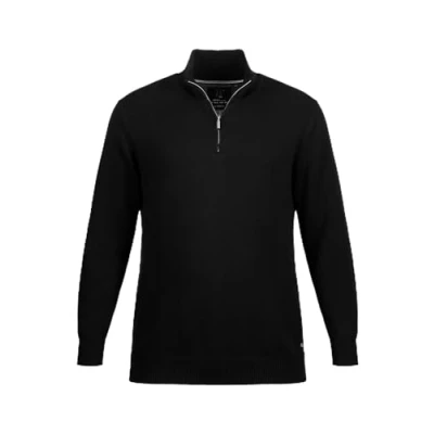 Afbeelding van JP 1880 Heren grote maten Menswear L 8XL gebreide broek, opstaande kraag, rits, lange mouwen 716842, zwart,
